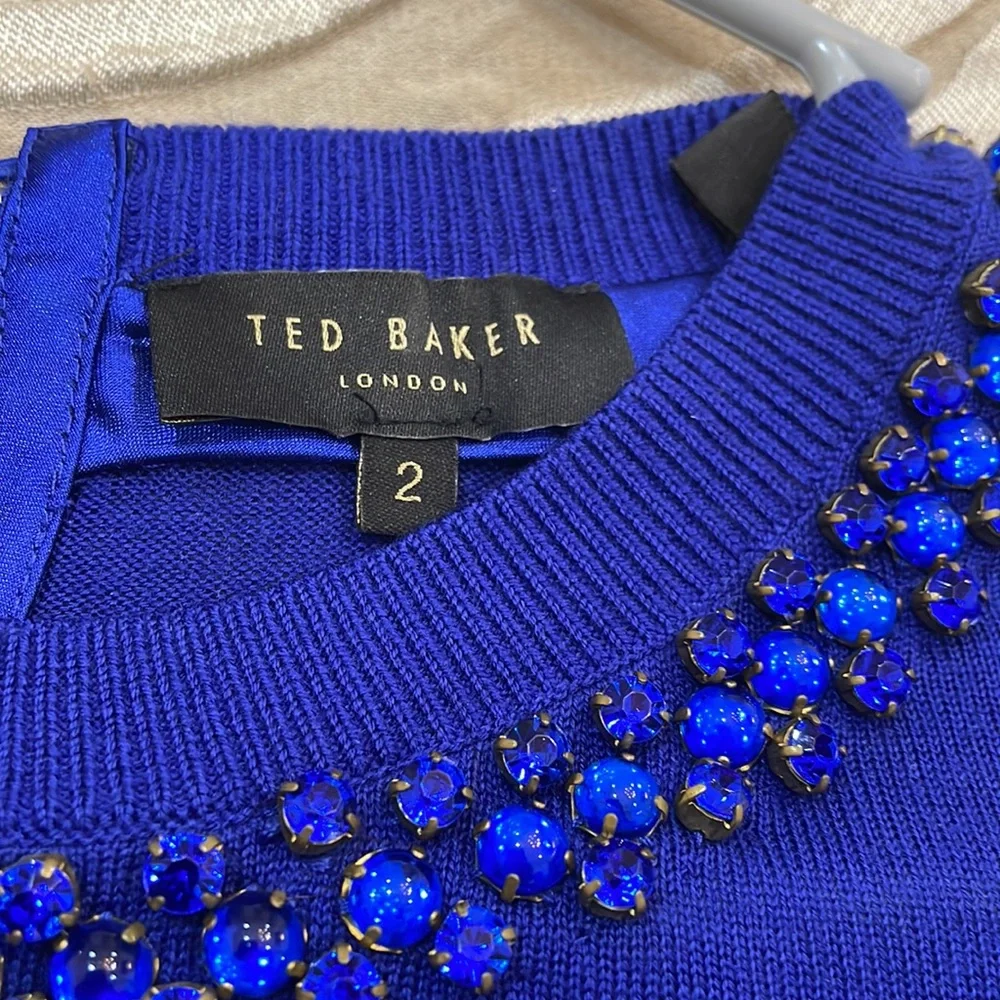 Firm price ! Ted baker London sweater jeweled - Picture 3 of 6
